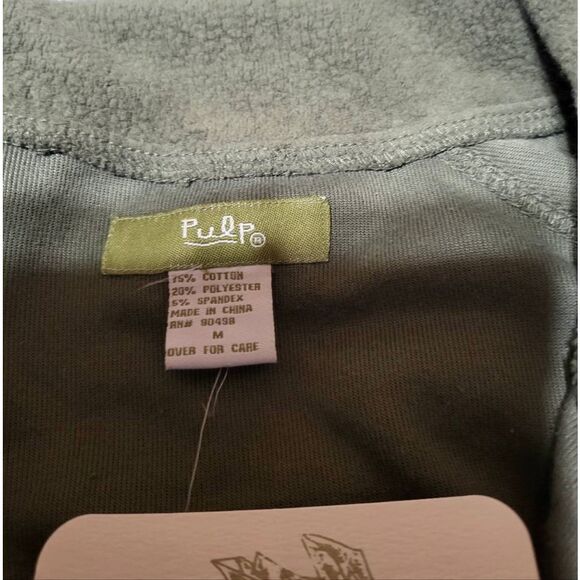 Pulp womens long sleeve mistle half zip fleece sweatshirt pullover, sweater M - Picture 6 of 6